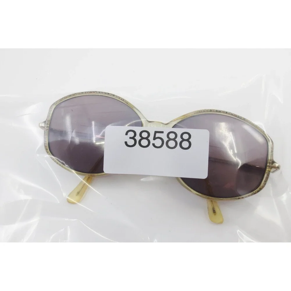 Gloria Vanderbilt 751 Gold Oval Eyeglass Frames Vintage Women 53-16-135 097